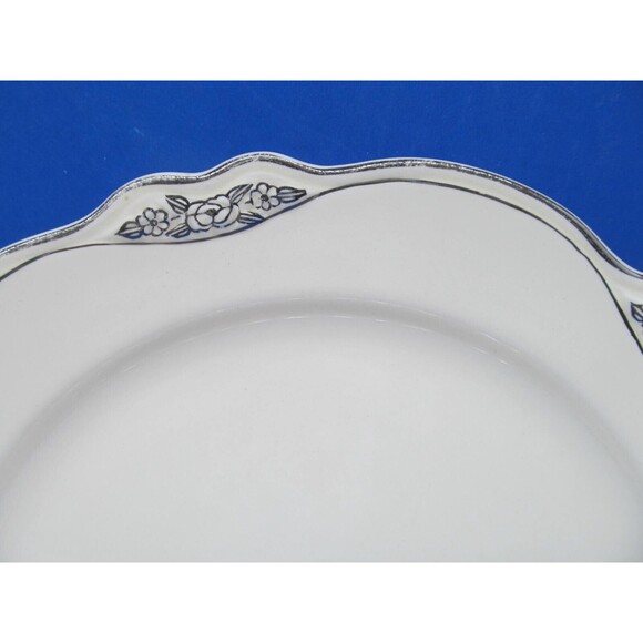 Homer Laughlin Virginia Rose Patrician F44 N8 Luncheon Plates Set Of 2 Plates GC - Picture 10 of 16